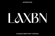 Laxbn - Elegant Serif Font, a Serif Font by Luna Shop (Thumbnail 1 of 8)