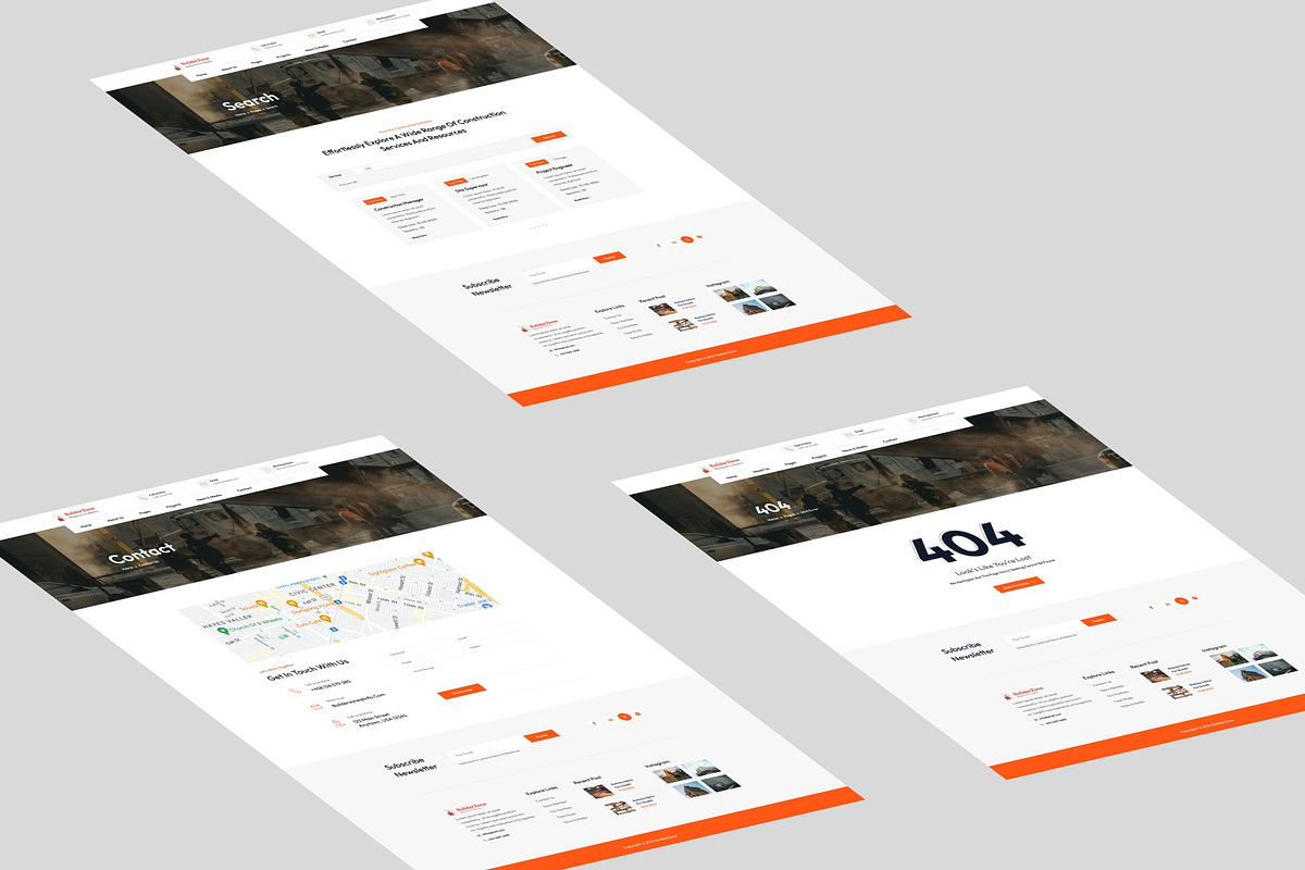 BuilderZone - Website Figma Design, a Websites & App Template by ZoomDrive (Photo 8 of 8)