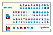 LOVE-BIRDS multicolor font, a Sans Serif Font by Zimages (Thumbnail 6 of 10)