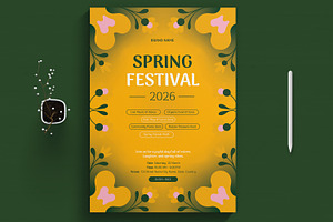 Spring Festival Flyer, a Flyer Template by MightyDesign
