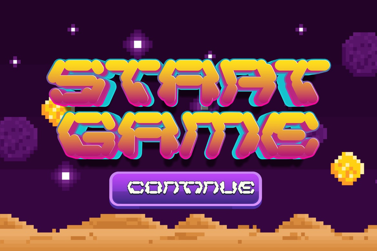 Swepiers - Pixel Gaming Font, a Font by Dhabee (Photo 3 of 15)