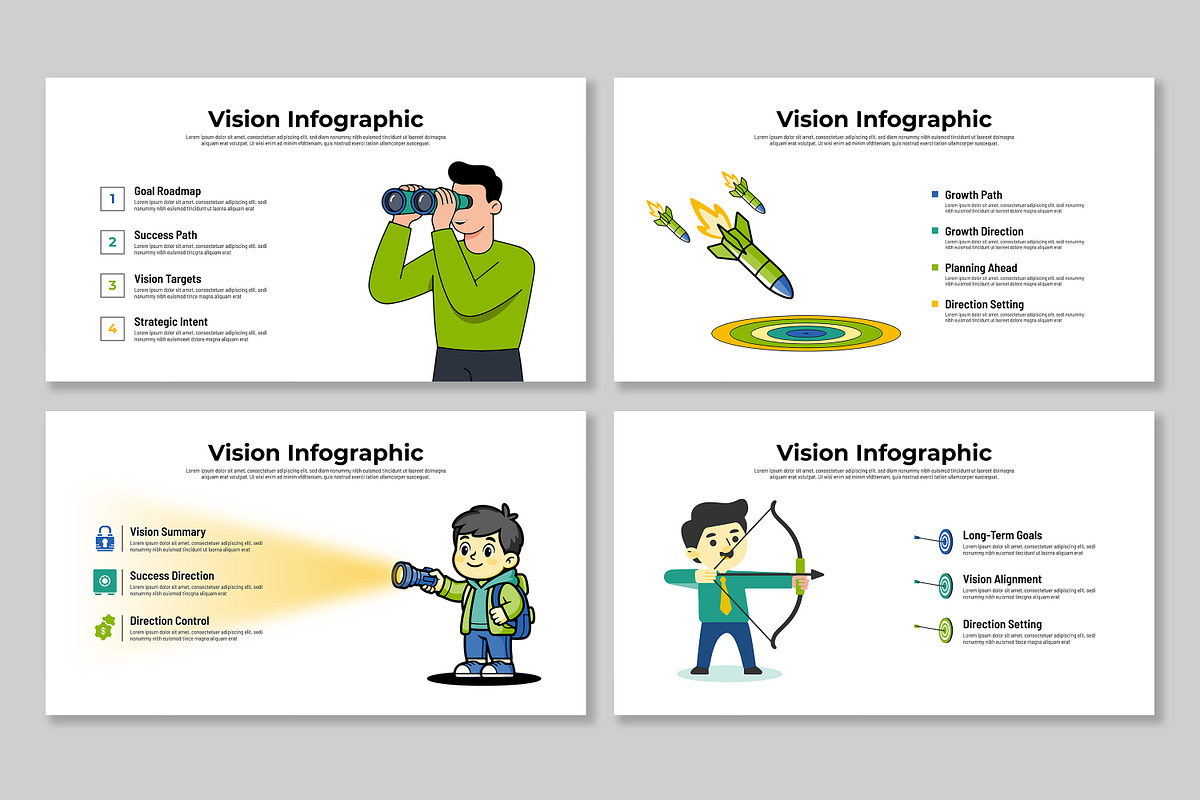 Vision Infographic, a Presentation Template by Mighty-Slide (Photo 3 of 5)