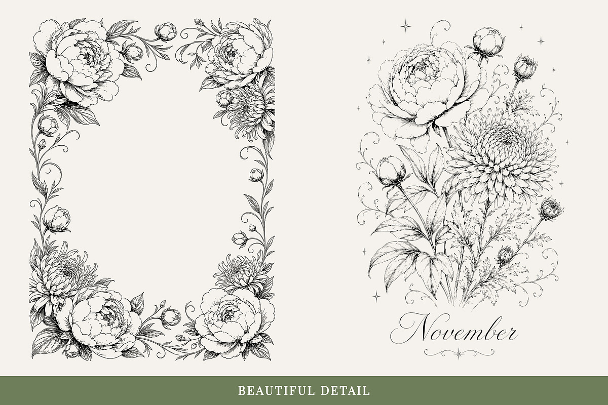 Birth Month Flowers Illustrations, a Decorative Illustration by AW Studios (Photo 5 of 9)