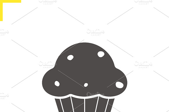 Cupcake Icon. Vector