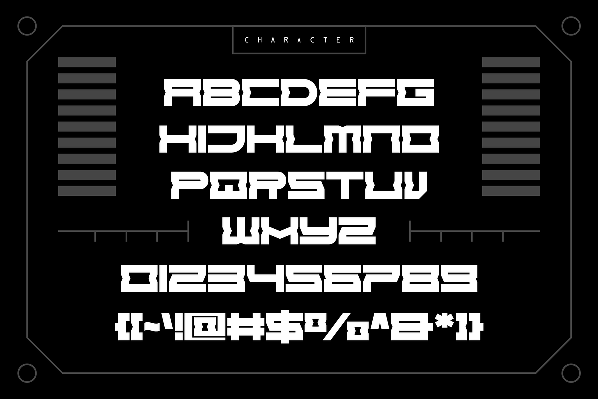 Fegand - Futuristic Display Font, a Sans Serif Font by Typeagle (Photo 2 of 10)