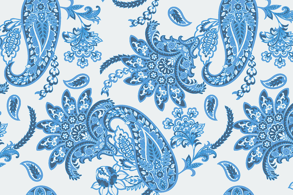 Paisley textile floral pattern, a Graphic by antalogiya (Photo 4 of 4)