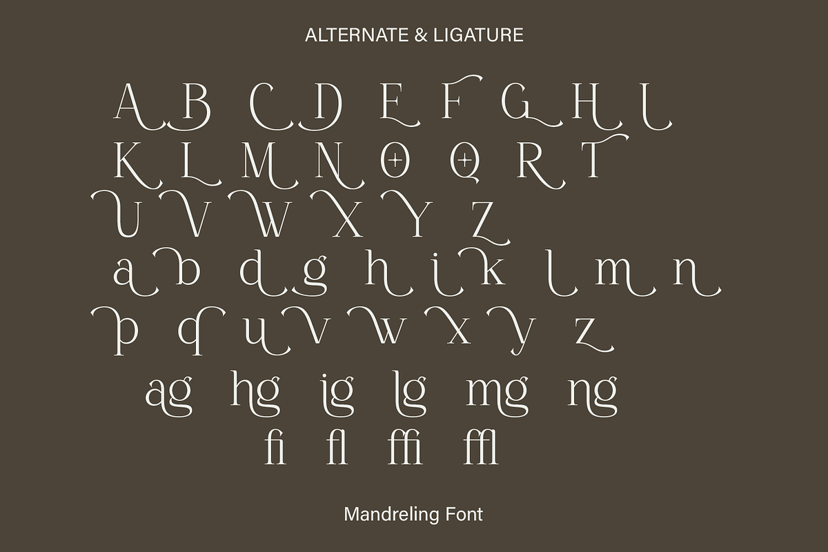 Mandreling, a Serif Font by Zaloma Studio (Photo 14 of 15)