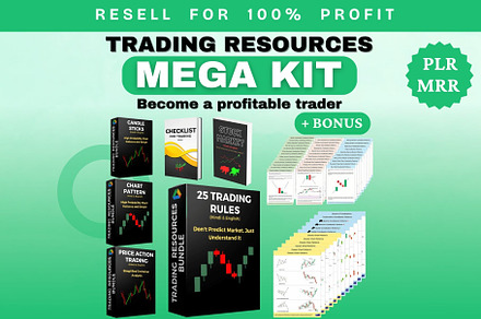 Stock Market Bundle Trading Kit, a Poster Template by Faceless Aesthetic Videos