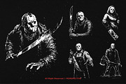 10 Bundle Dark Art Voorhees Slaug, an Illustration by Morspective (Thumbnail 5 of 7)