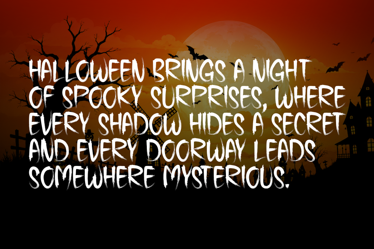 Dark District Typeface, a Handwritten Font by Seemly Fonts (Photo 4 of 5)