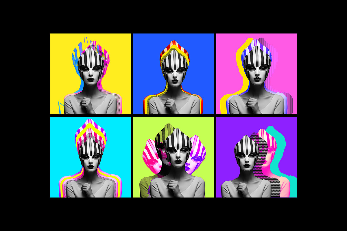 Acid Warhol Pop-Art Photo Effects, a Layer Style Add-On by pixelbuddha.net (Photo 2 of 14)