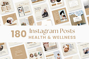Health & Wellness Instagram Template, a Social Media Template by Ciera Design Templates (Thumbnail 2 of 9)