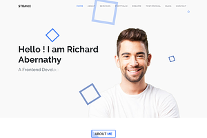 Stravix -Personal Portfolio Template