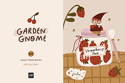 Garden Gnome - Hand drawn clipart, a Person Illustration by avdnadi (Thumbnail 2 of 11)