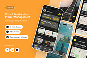 Brix – Smart Construction App UI Kit, an App Template by productype1 (Thumbnail 1 of 5)