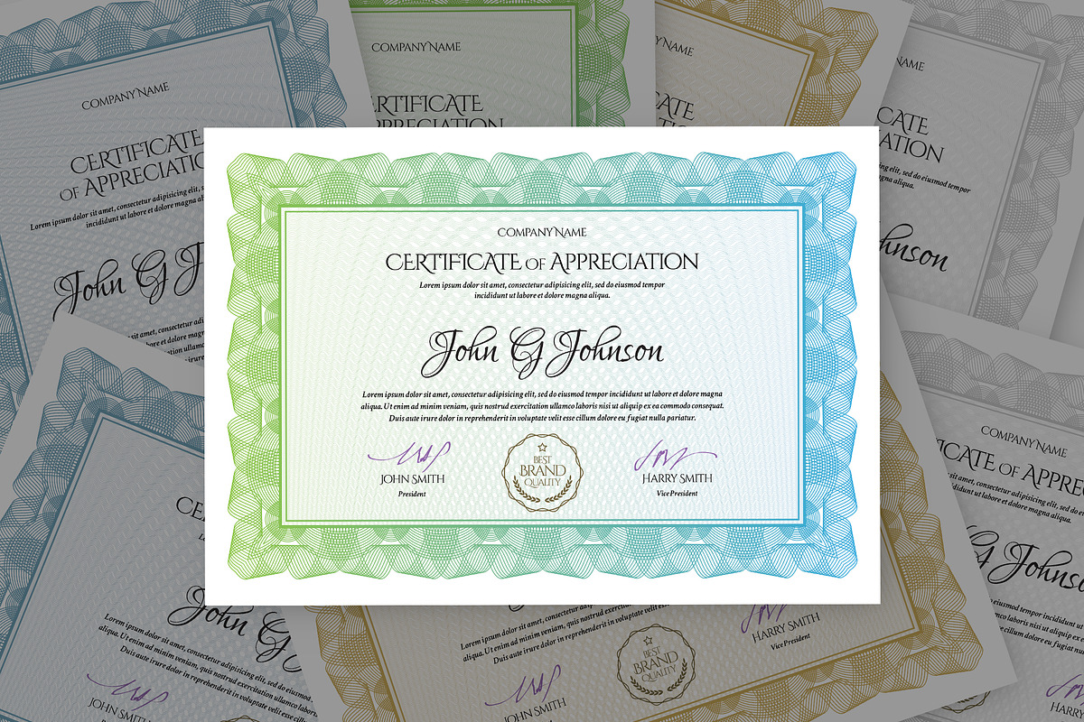 Multipurpose Template Certificate, a Stationery Template by Sunny (Photo 1 of 9)