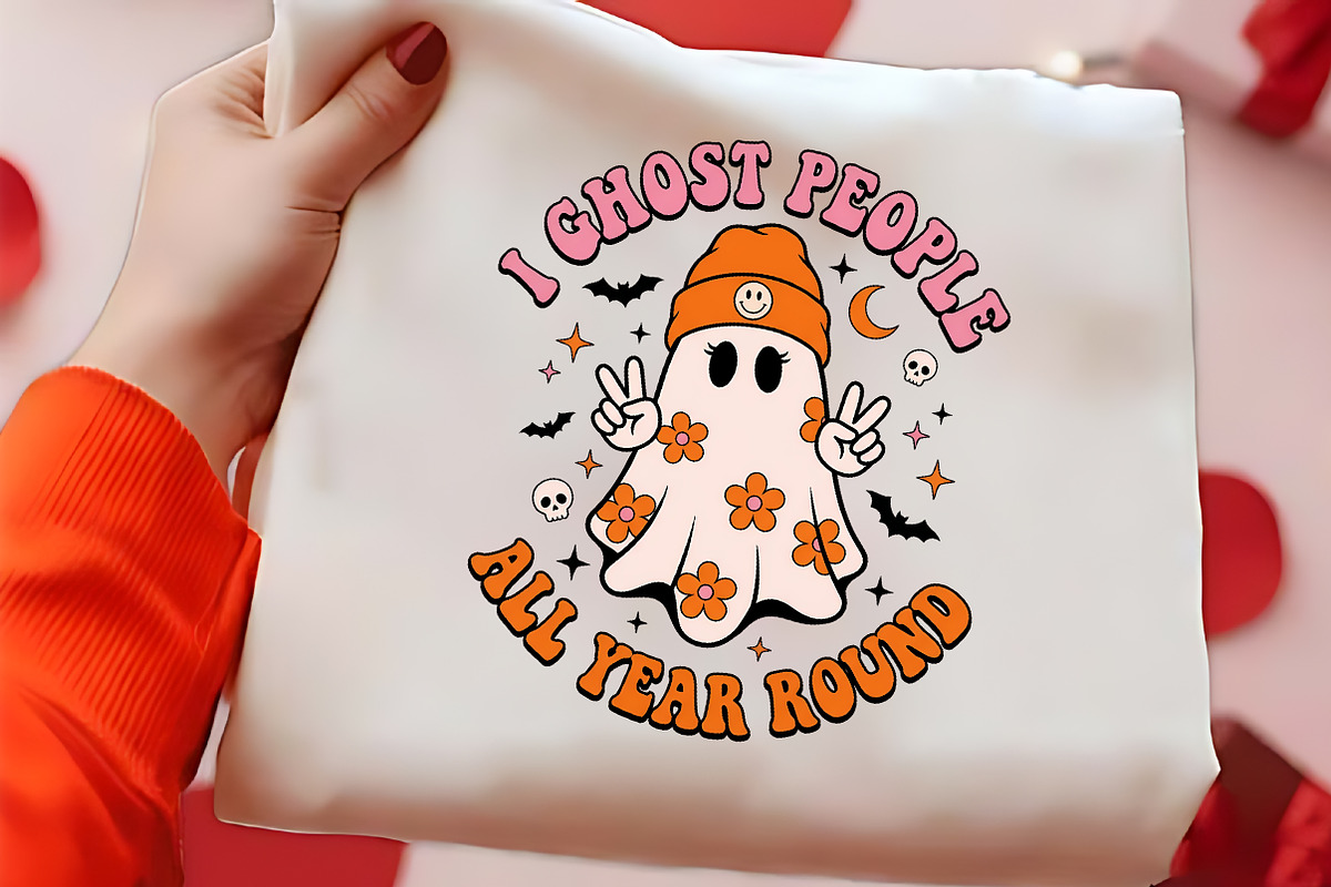 Ghost People All Year Round PNG, a Seasonal Illustration by CrexoraLab (Photo 2 of 4)