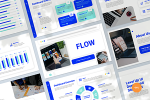 UI Design Google Slides Template, a Presentation Template by Flat Icons