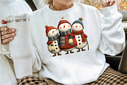Rustic Winter Snowman PNG Clipart, an Illustration by Sublimation Artist (Thumbnail 4 of 6)