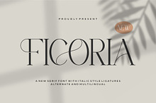 Ficoria || Modern Serif Font