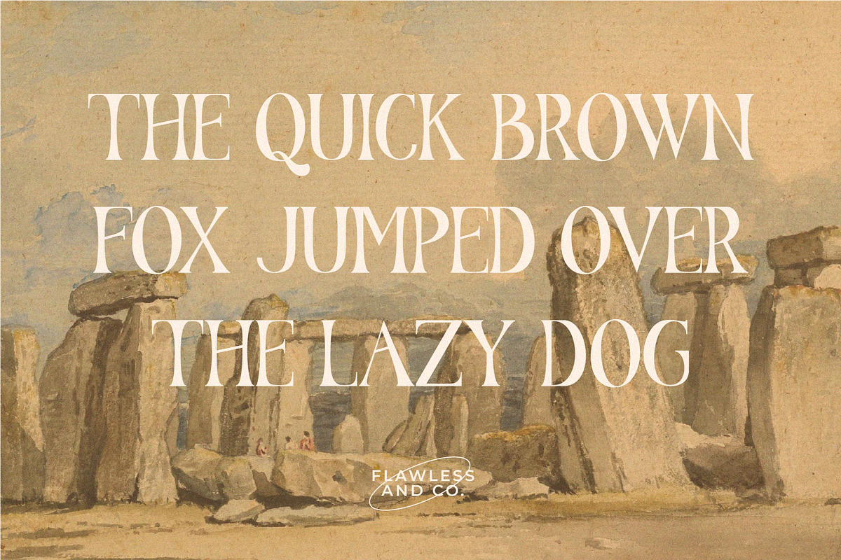 Nadier - Classic Retro Typeface, a Serif Font by Flawless And Co (Photo 10 of 12)