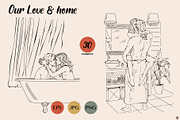 Our love and home, a Person Illustration by Olillia (Thumbnail 14 of 14)