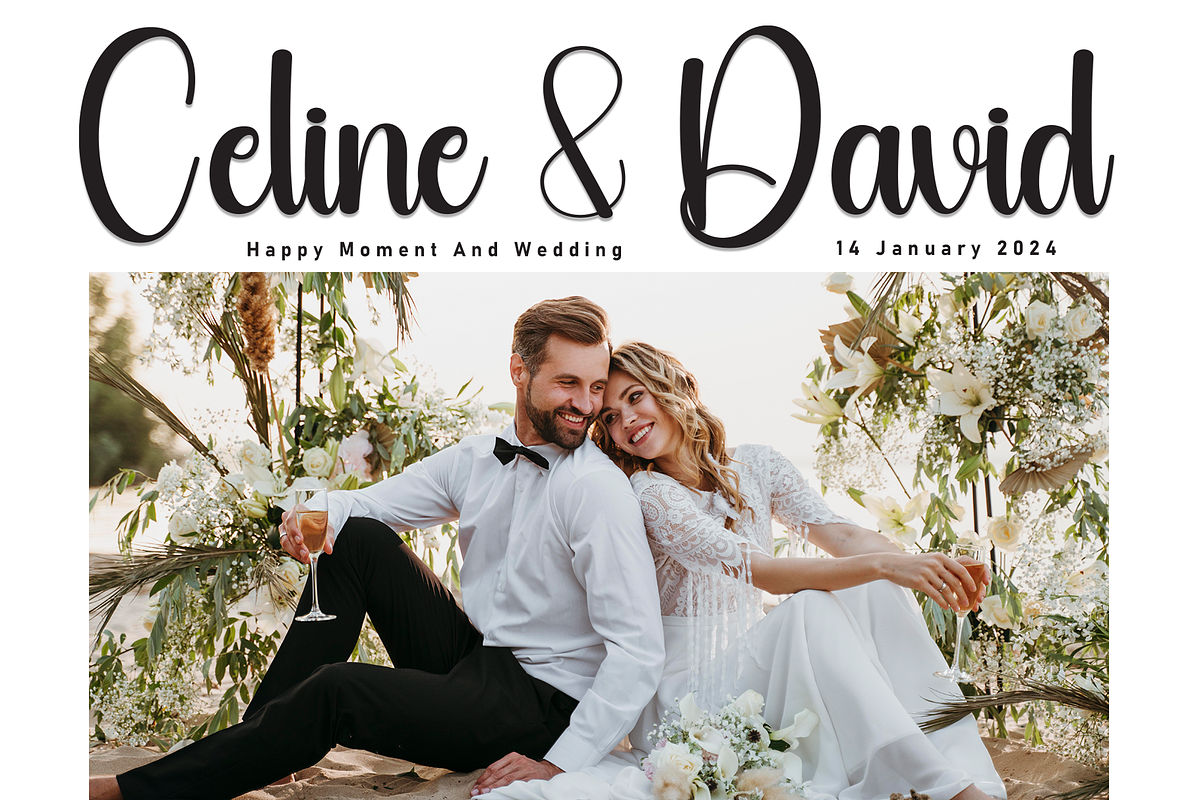 Valentine | Script Font, a Handwritten Font by Scratchones (Photo 3 of 8)