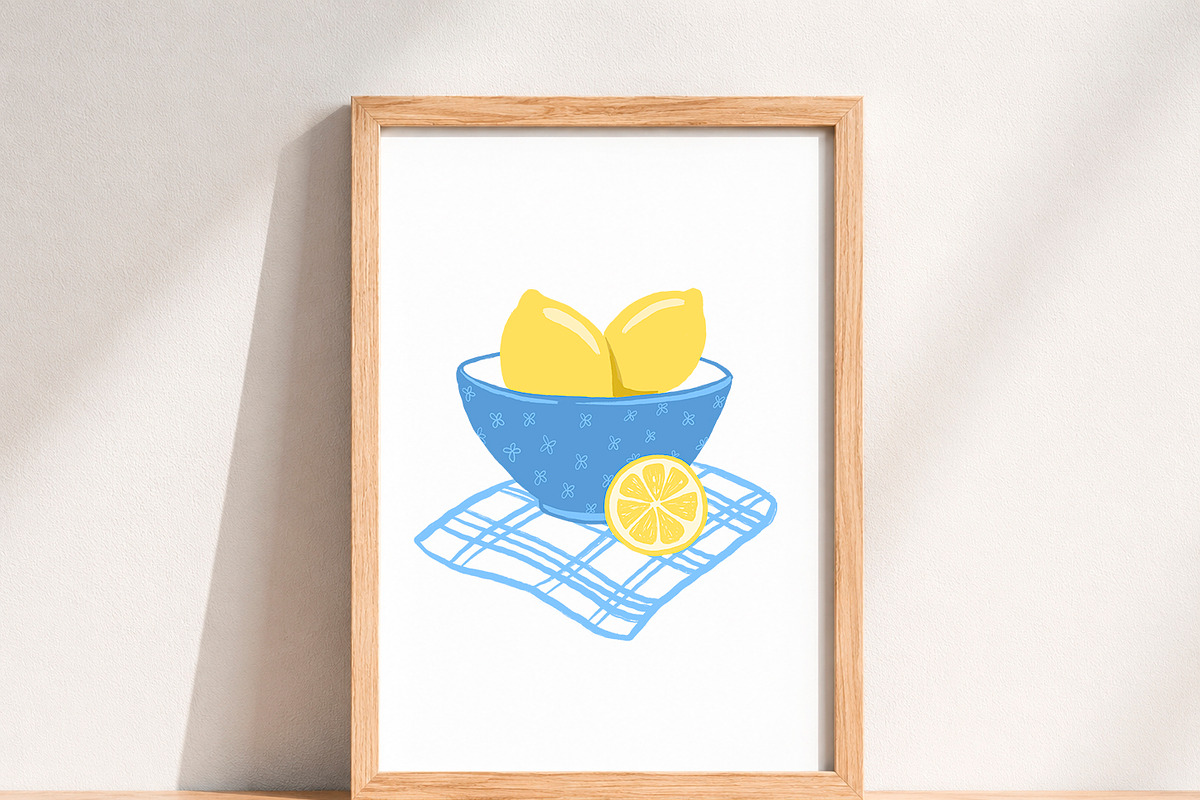 Lemon PNG Bundle La Dolce Vita, a Seasonal Illustration by PatternPalette (Photo 6 of 7)