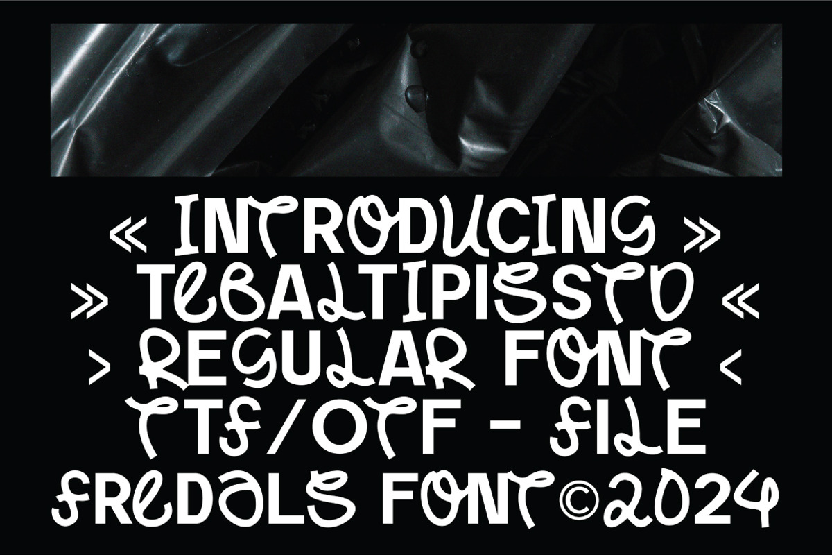 Fredals - Experimental Font, a Sans Serif Font by tebaltipislab (Photo 3 of 10)