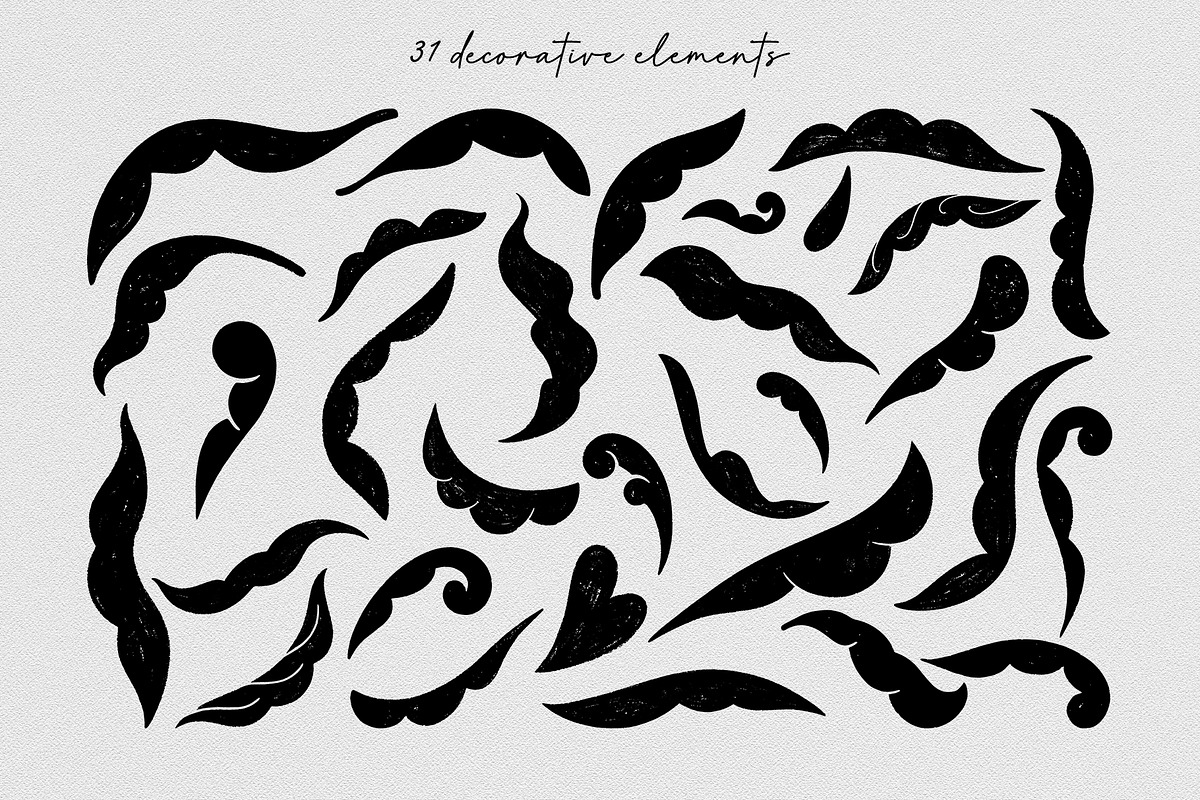 Celestial garden Linocut collection., a Graphic by ElenKoss (Photo 4 of 17)