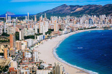 City on the beach