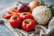 Fresh vegetables in linen cloth, a Food & Drink Photo by AlyaAnd (Thumbnail 2 of 2)