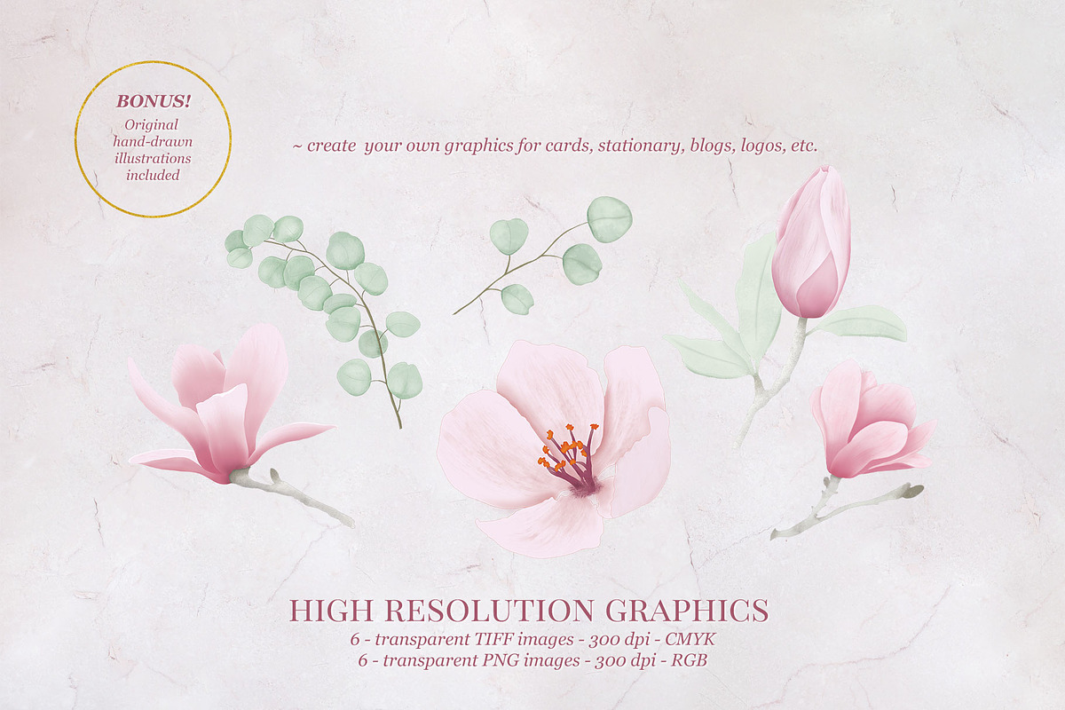 Magnolia & Eucalyptus Wedding Suite, an Invitation Template by Maggie Stilwell Design (Photo 5 of 7)