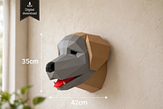 Leonberger Trophy - 3d papercraft, a Card Template by PAPER amaze (Thumbnail 1 of 4)