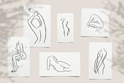 Body & Soul. Female Figure Line Art, a Healthcare Illustration by mejorana (Thumbnail 3 of 12)