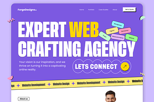 Creative Web Agency Landing Page