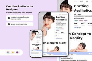 Merry Sanya - Portfolio Landing Page, a Landing Page Template by twinstd