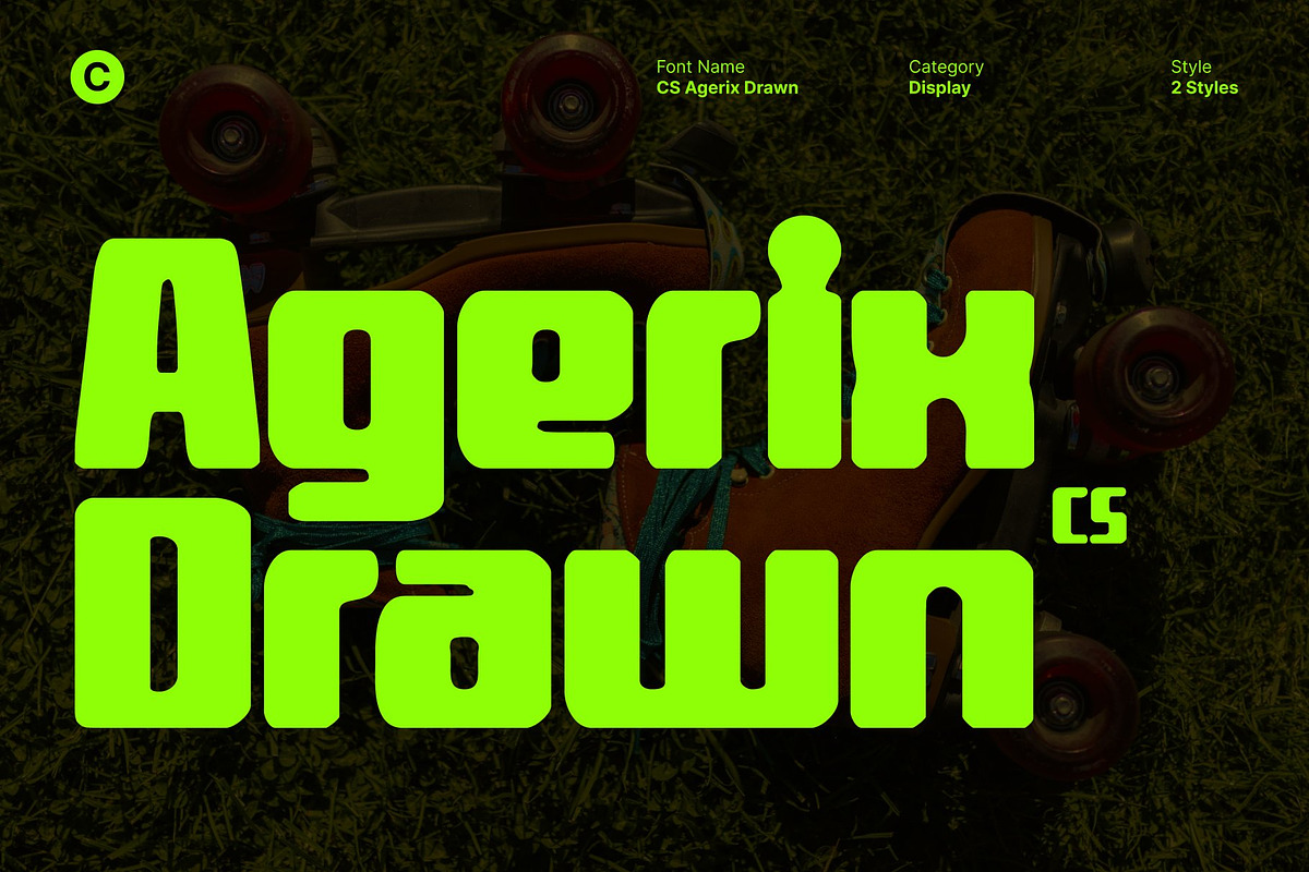CS Agerix Drawn, a Sans Serif Font by Craft Supply Co. (Photo 1 of 8)
