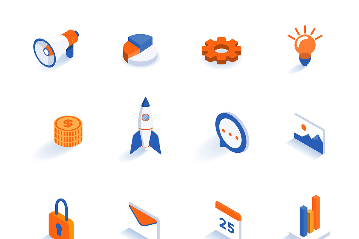 Flat design isometric illustrations, an Education Illustration by Creative Graphics (Photo 15 of 15)