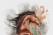 Watercolor Manipulation Horse Effect, an Action Add-On by MRI STUDIO (Thumbnail 8 of 14)