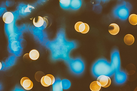 Background of christmas lights containing white, yellow, and abstract, a Holiday Photo by Patricia Hofmeester