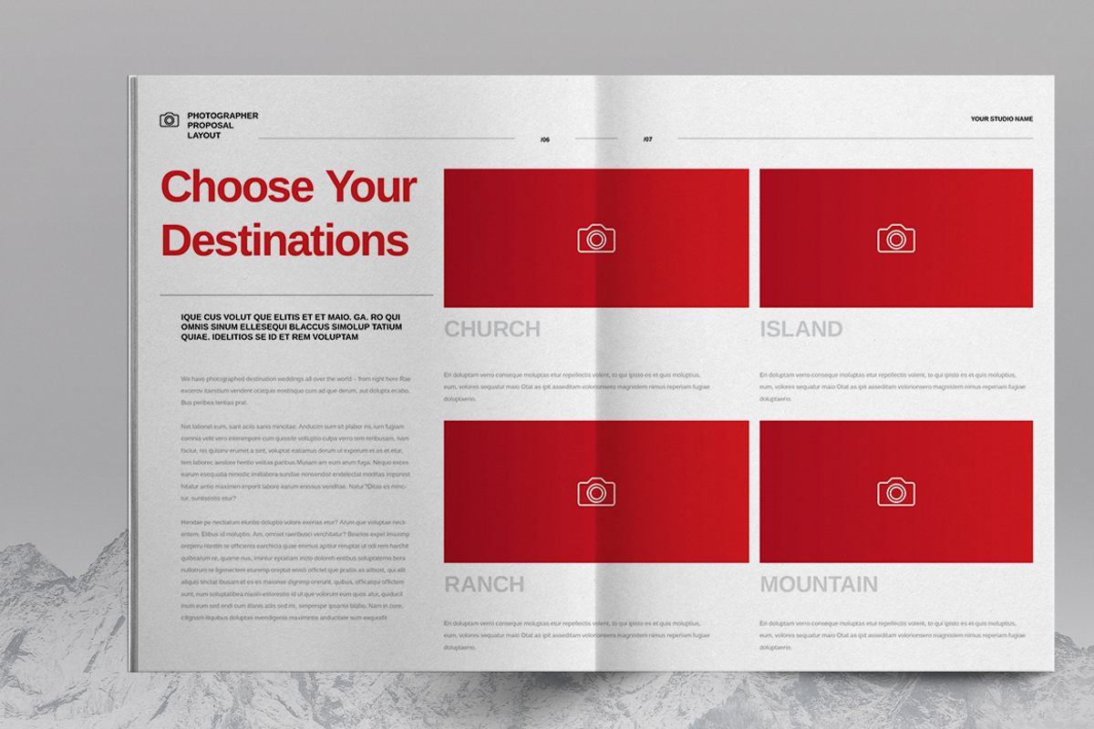 Photography Proposal Template