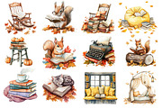 Fall Reading Nook Clipart, an Illustration by Dream Creation (Thumbnail 3 of 4)