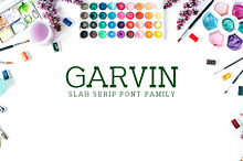 Garvin Slab Serif Font Family