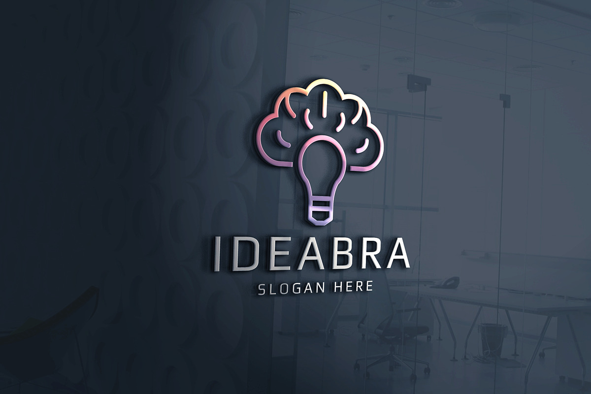 Idea Brain Bulb Logo, a Branding & Logo Template by Design_Planet (Photo 4 of 4)
