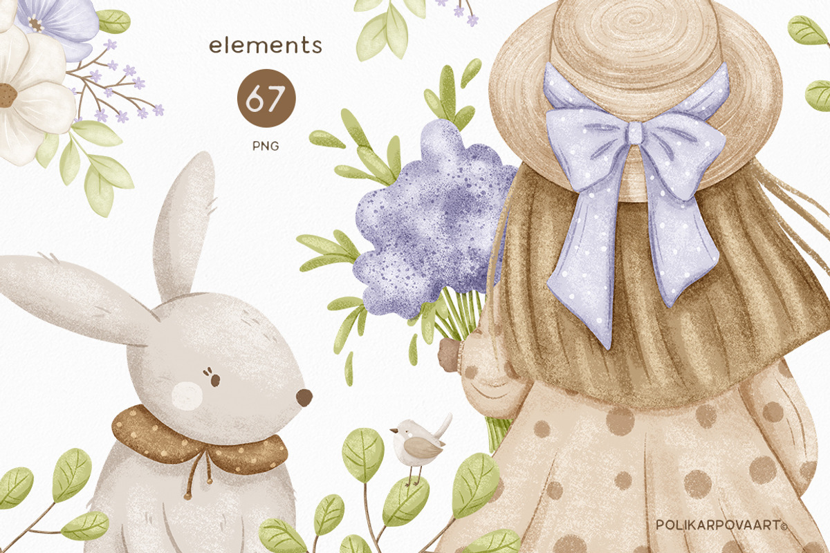Spring Time. Delicate collection, an Animal Illustration by polikarpovaart (Photo 10 of 13)