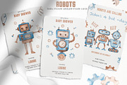 Robots watercolor collection, an Animal Illustration by Marina Ermakova (Thumbnail 4 of 10)