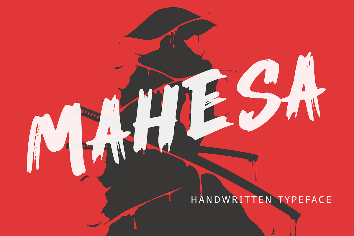 Mahesa Handwritten Brush Font
