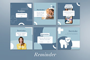 Dentist Instagram Template| CANVA, a Social Media Template by Azruca (Thumbnail 14 of 17)