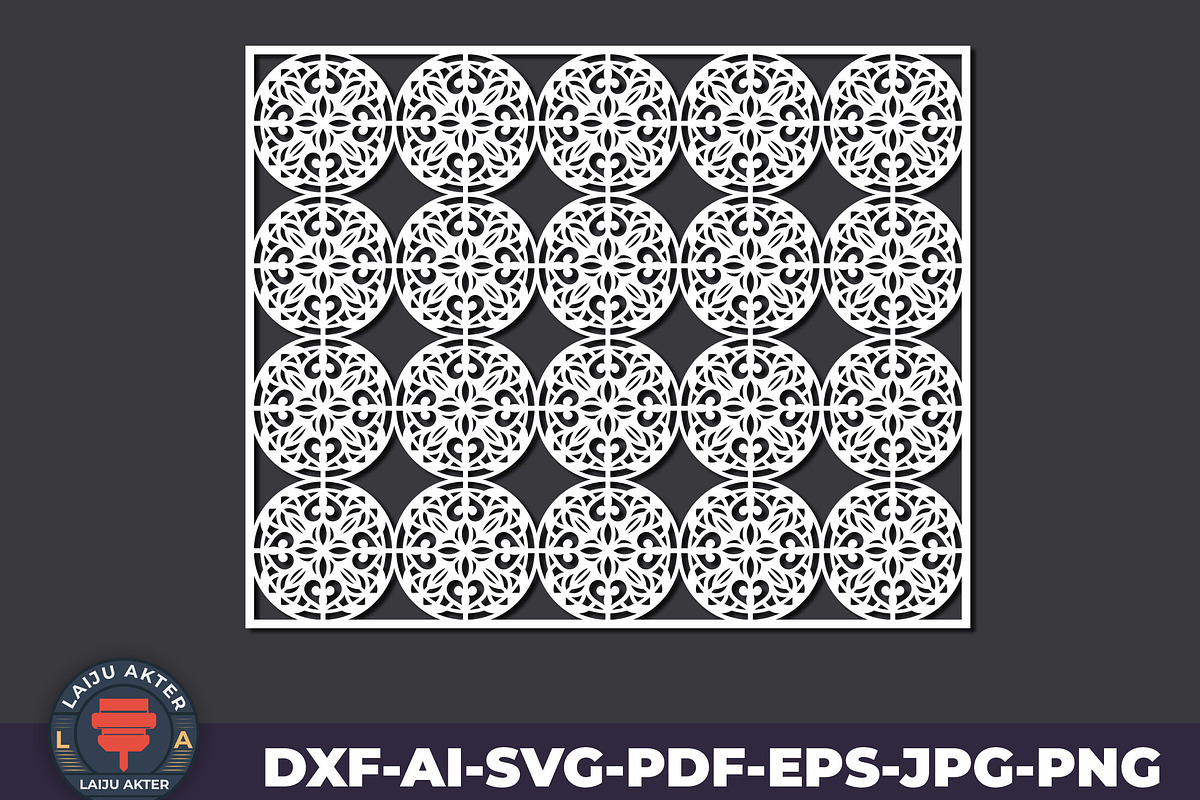 Ornament Pattern SVG for Cutting, a Templates & Theme by LaijuAkter (Photo 1 of 2)